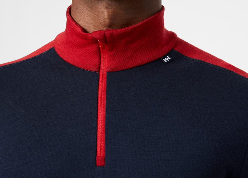 M's Lifa Merino Midweight 1/2 Zip Navy, view: 4