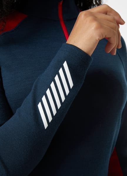 W's Lifa Merino Midweight 1/2 Zip Navy, view: 1