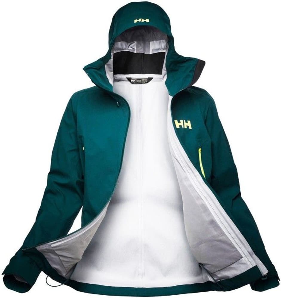 W's Verglas Infinity Shell Jacket Midnight Green, view: 2