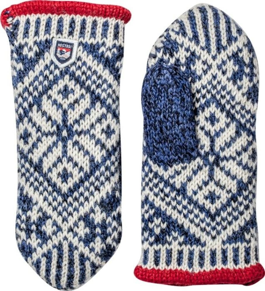 Nordic Wool Mitt Mellanblå/Offwhite, view: 0