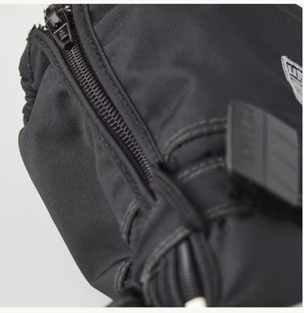 Baby Zip Long Mitt Svart/Svart, view: 3