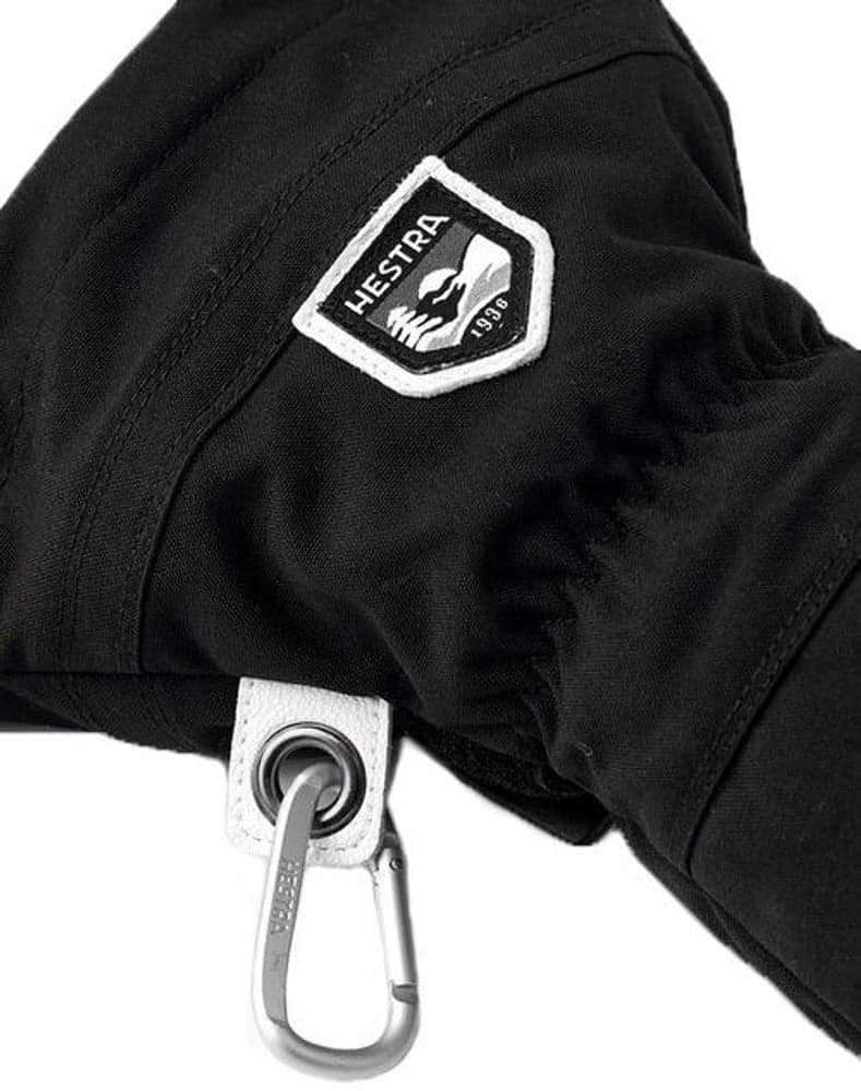 Army Leather Heli Ski Mitt Svart, view: 2