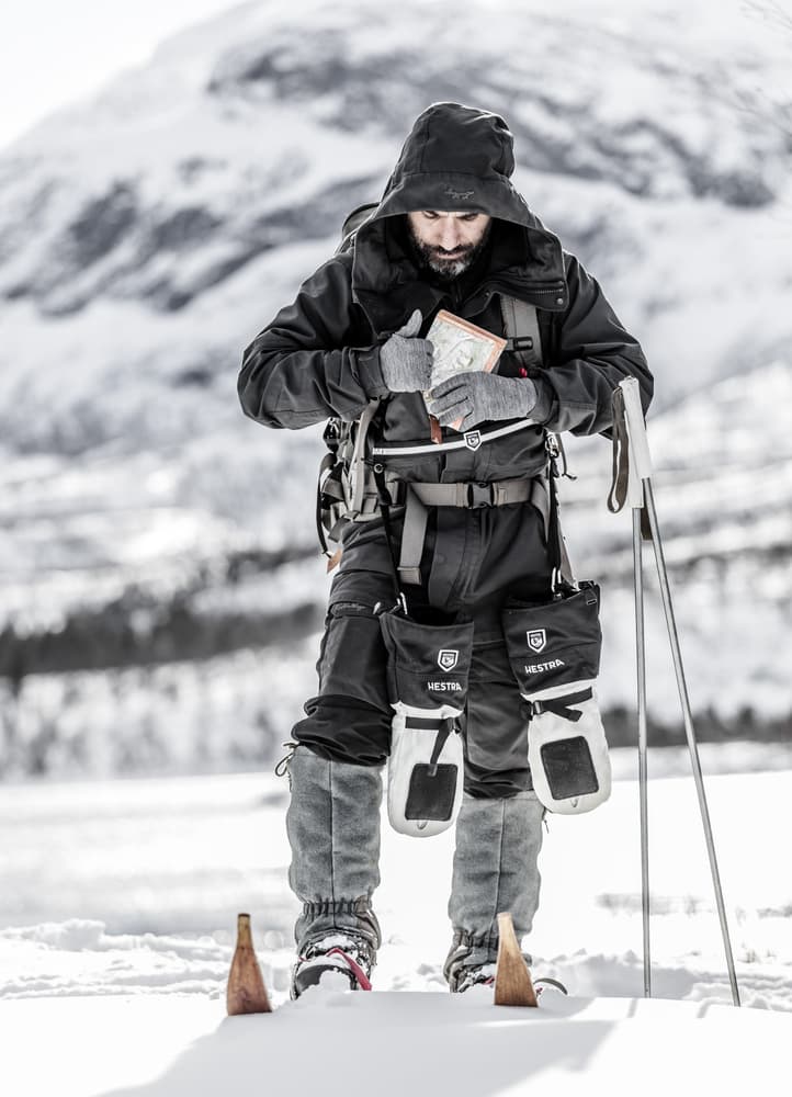 Merino Touch Point 5-finger Grå, view: 3