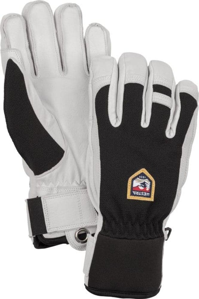 Army Leather Patrol 5-finger Svart, view: 1