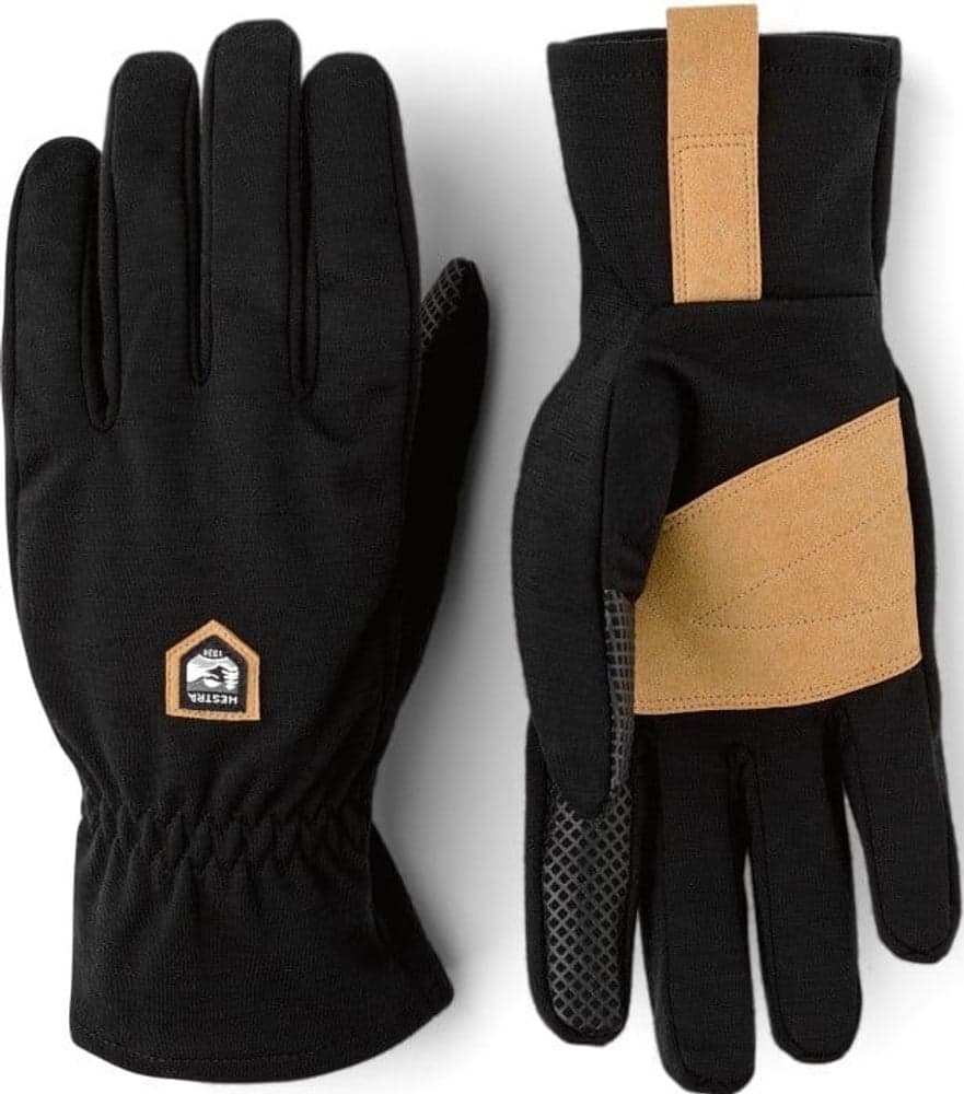 Merino Windwool Liner Glove Svart, view: 0
