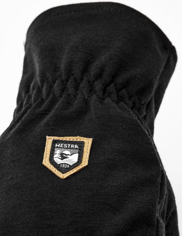 Merino Windwool Liner Glove Svart, view: 3