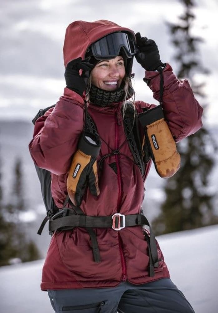 Army Leather Wool Terry Mitt Cork, view: 3