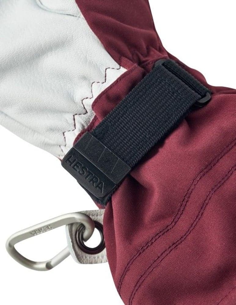 Army Leather Heli Ski 5-finger Bordeaux, view: 3