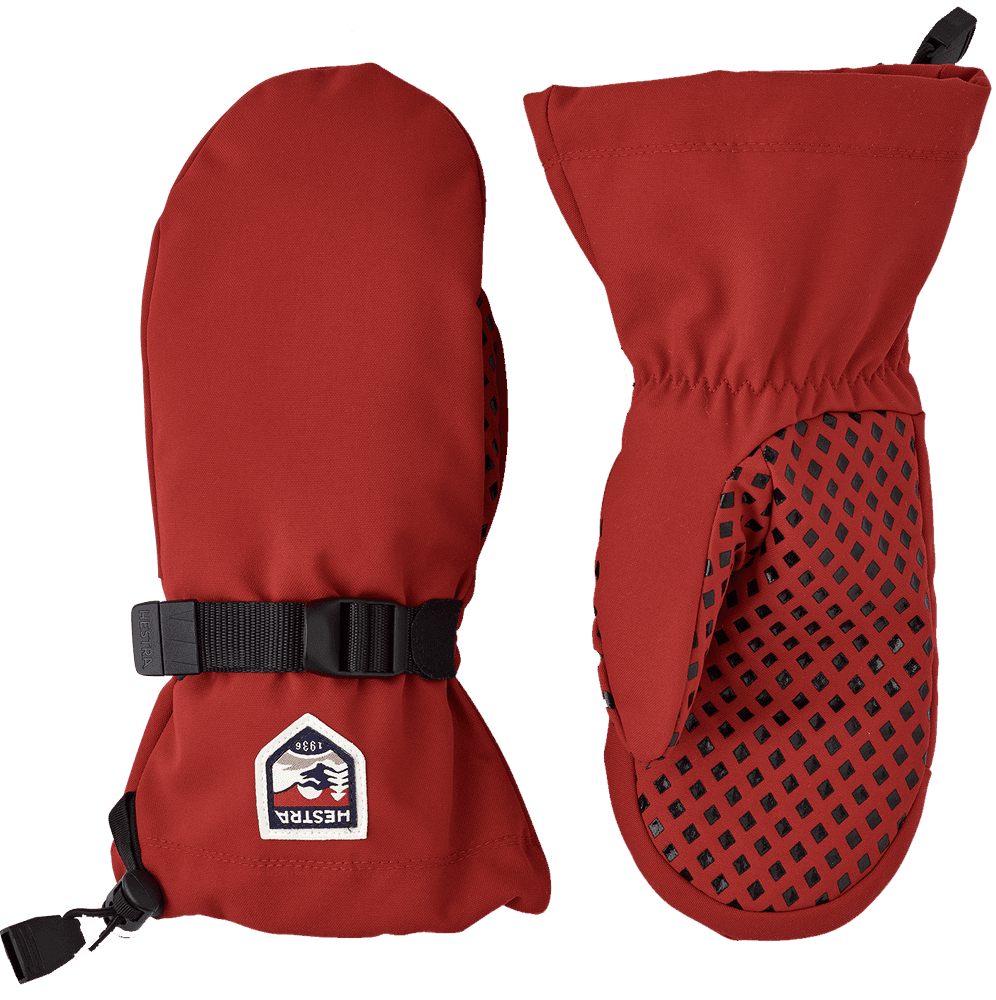 Fjellvotten Senior Wool Mitt Röd, view: 0