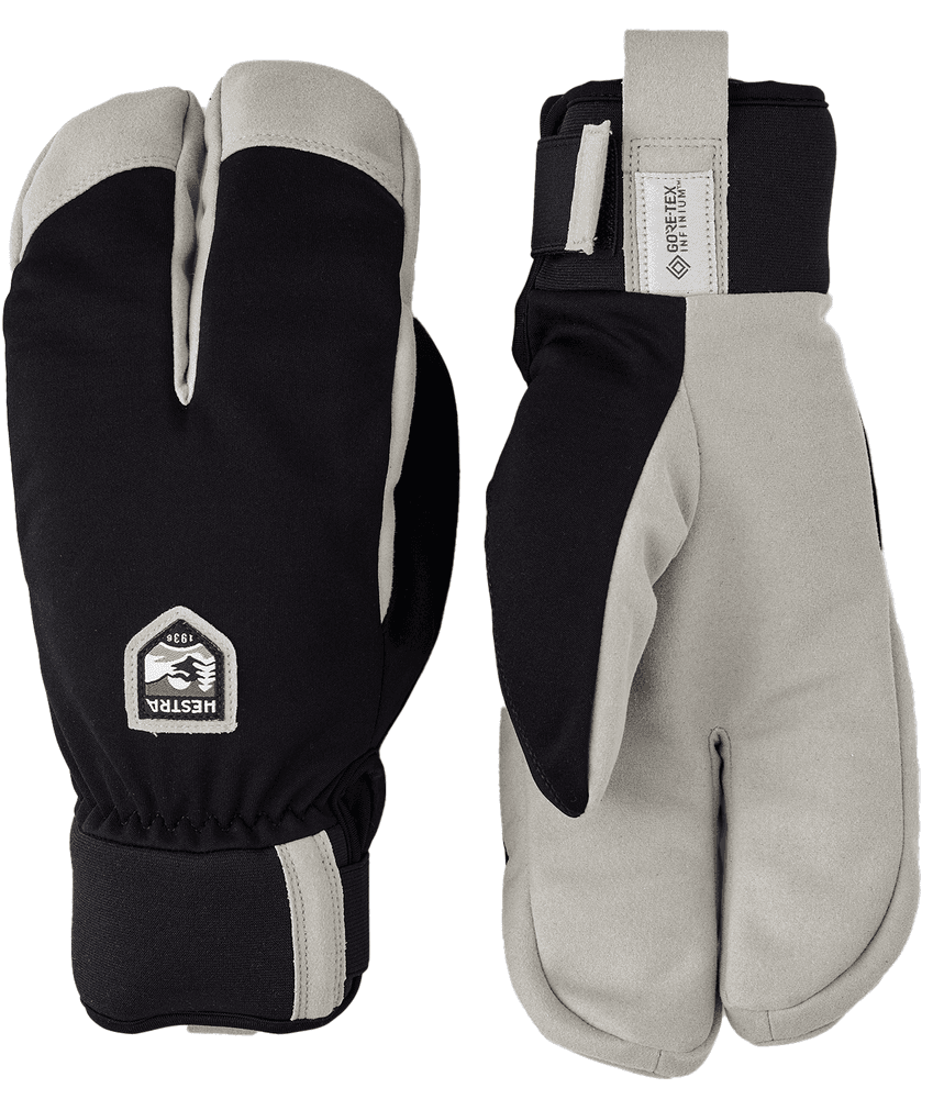 Windstopper Wool Terry Split Mitt Svart, view: 0