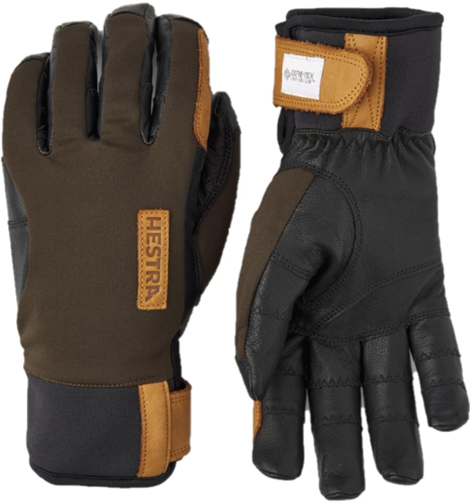 Ergo Grip Active Wool Terry 5 finger Dark Forest/Black, view: 0