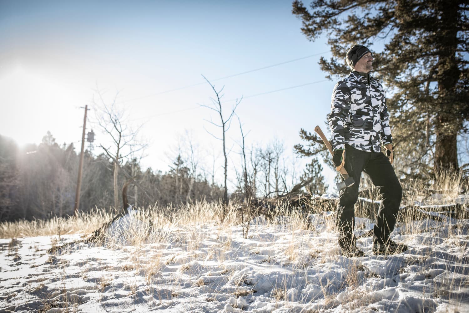 Kobolt Tan Arbetshandske, view: 9