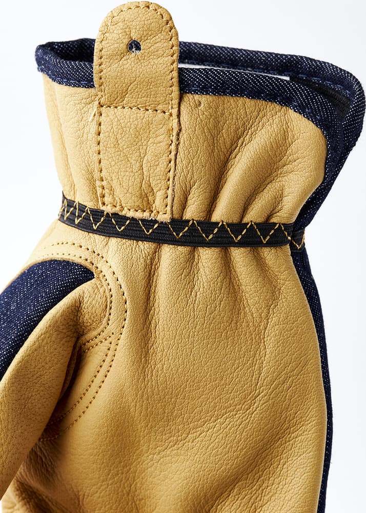 Kobolt Denim Indigo Arbetshandske, view: 3