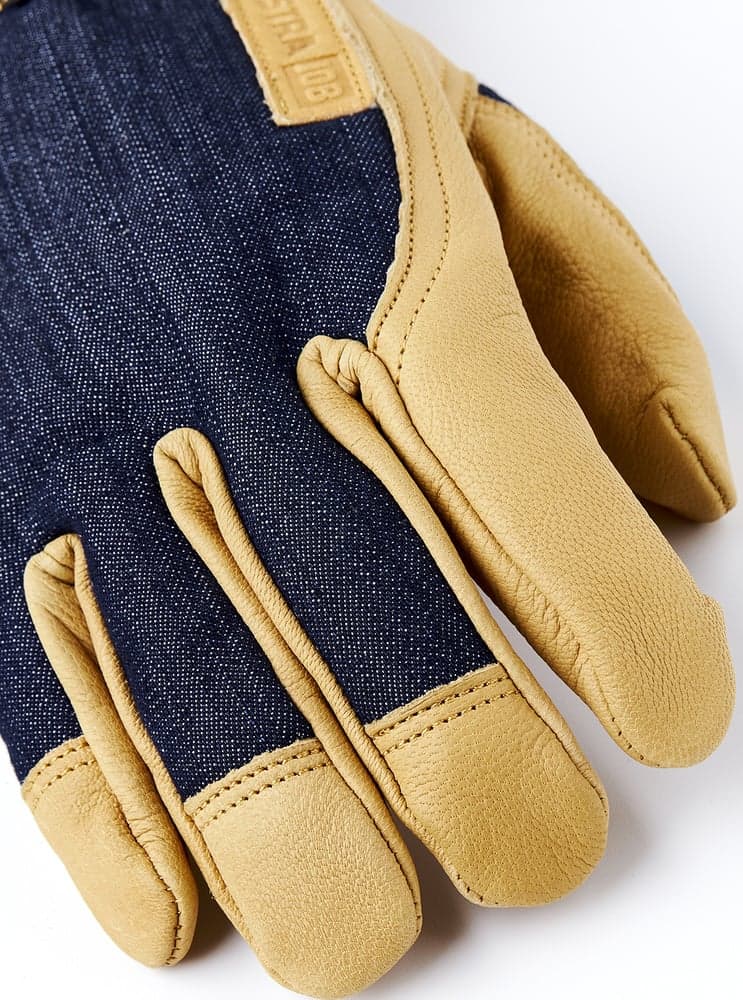 Kobolt Denim Indigo Arbetshandske, view: 1