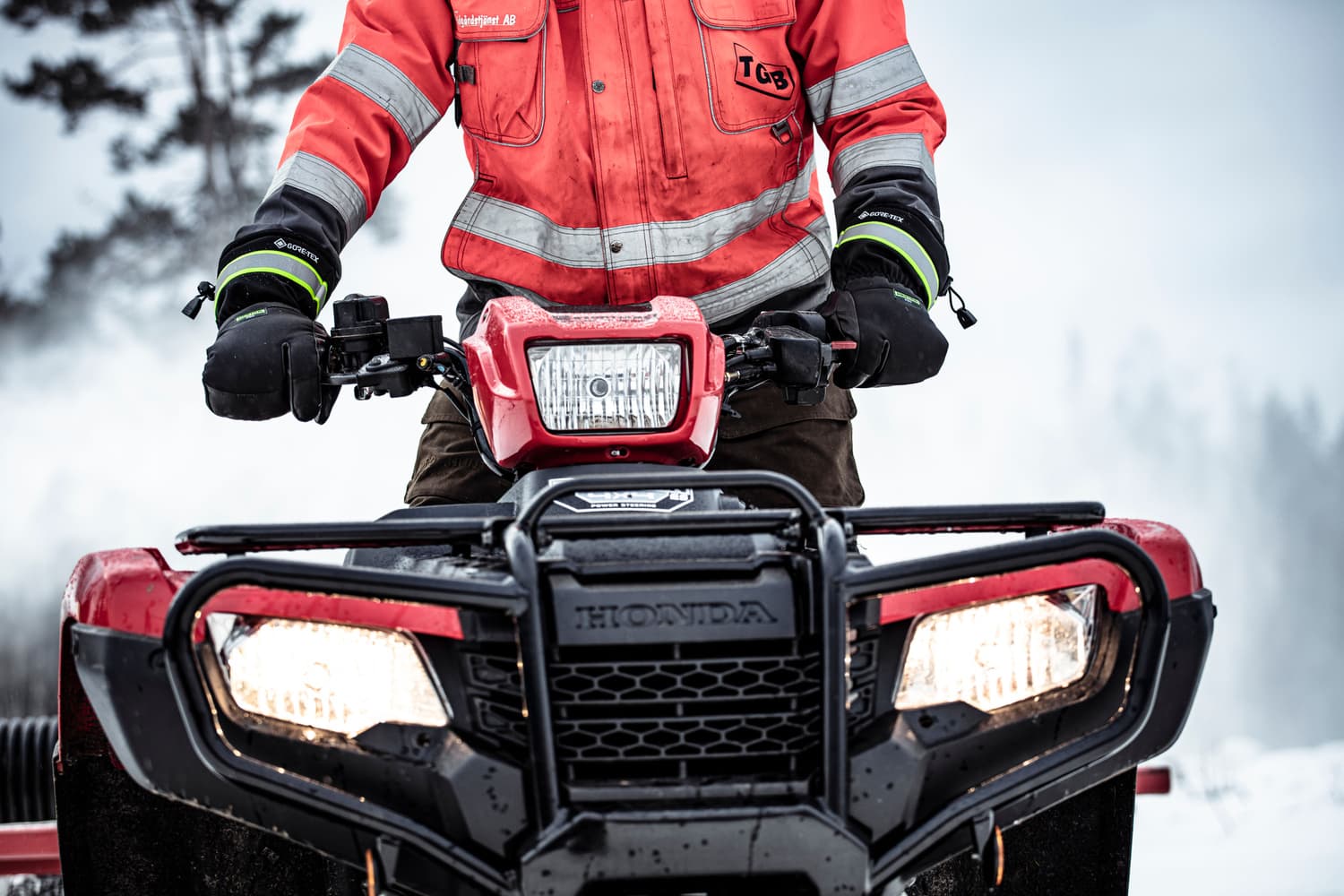 Gore-Tex Pro 3-finger Arbetshandske, view: 6