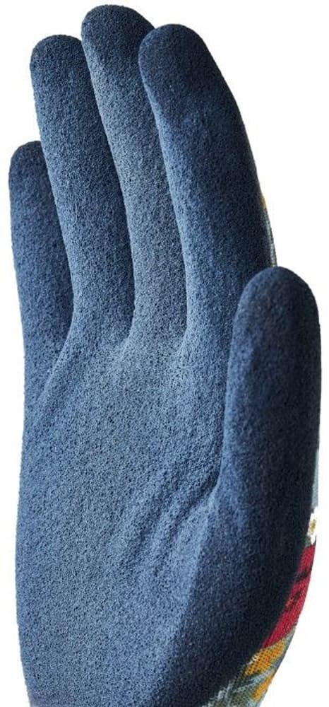 Garden Latex Dip Trädgårdshandske Röd Print/Mellanblå, view: 4