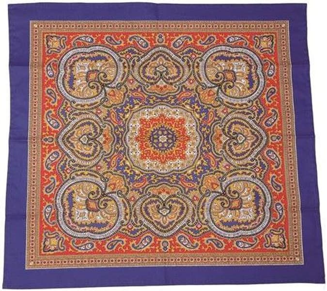 Snusnäsduk Paisley Marine Blue, view: 0