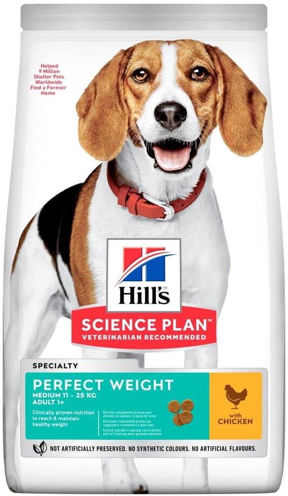 Hills Canine Adult Perfect Weight Medium Chicken 2 kg, view: 0