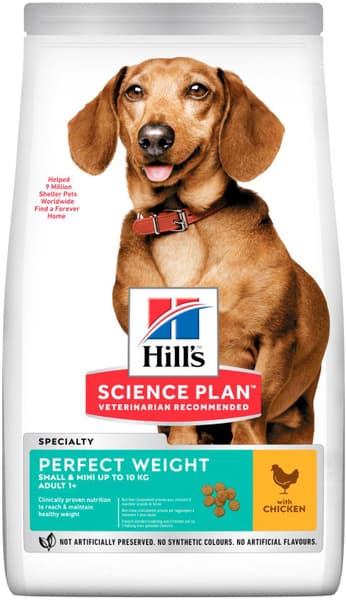 Hills Canine Adult Perfect Weight Small & Mini Chicken 1,5 kg, view: 0