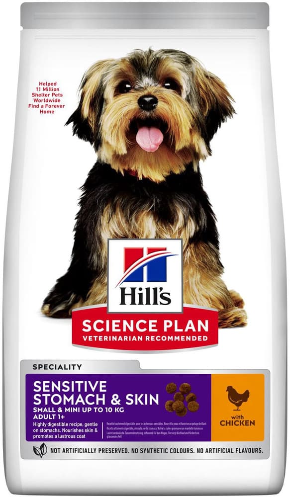 Hills Canine Adult Sensitive Stomach & Skin Small & Mini Chicken 1,5 kg, view: 0