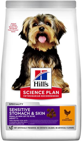 Hills Canine Adult Sensitive Stomach & Skin Small & Mini Chicken 1,5 kg, view: 0
