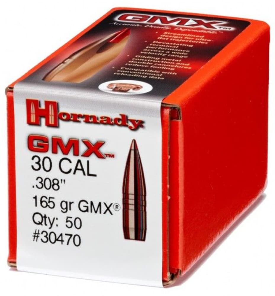 GMX® Bullets 30 Cal (.308) 165 gr 50/Box, view: 2