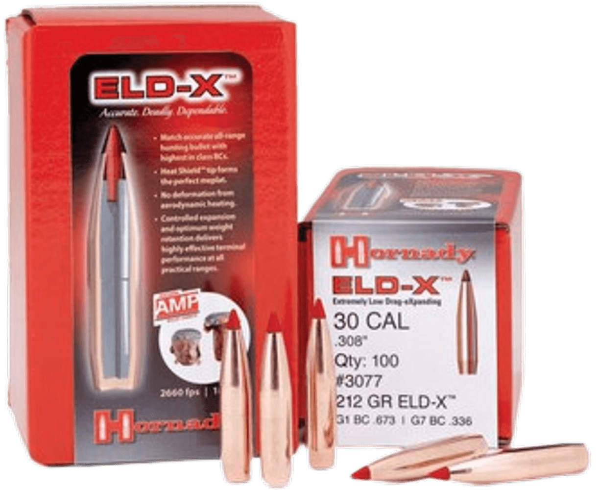 ELD-X Bullets 338 Cal (.338) 230 gr 100/Box, view: 0