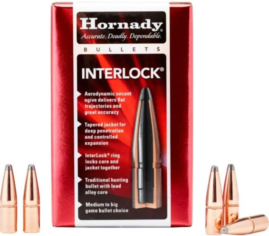 InterLock® Rifle Bullets 6.5mm (.264) 160 gr RN 100/Box, view: 1