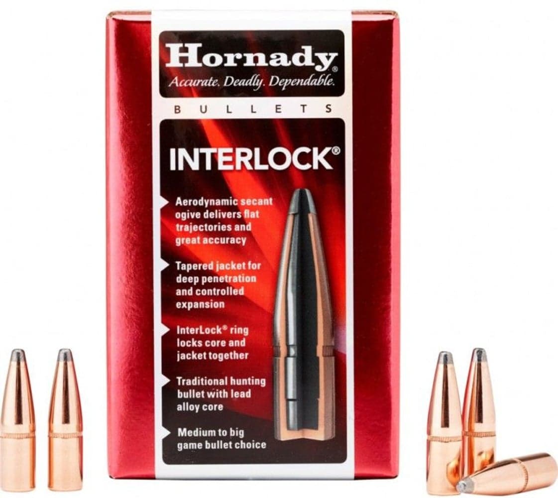 InterLock® Rifle Bullets 30 Cal (.308) 180 gr RN 100/Box, view: 1