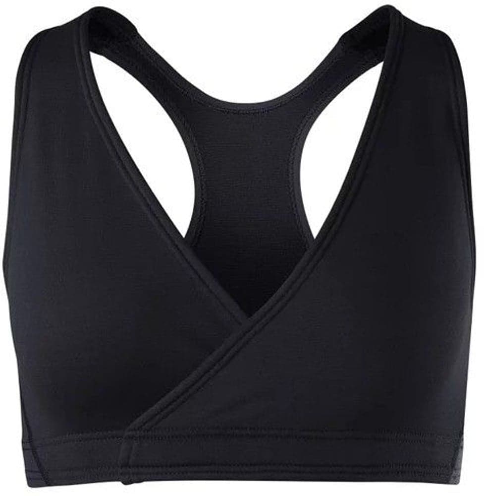W's Mix Wrap Bra True Black, view: 0