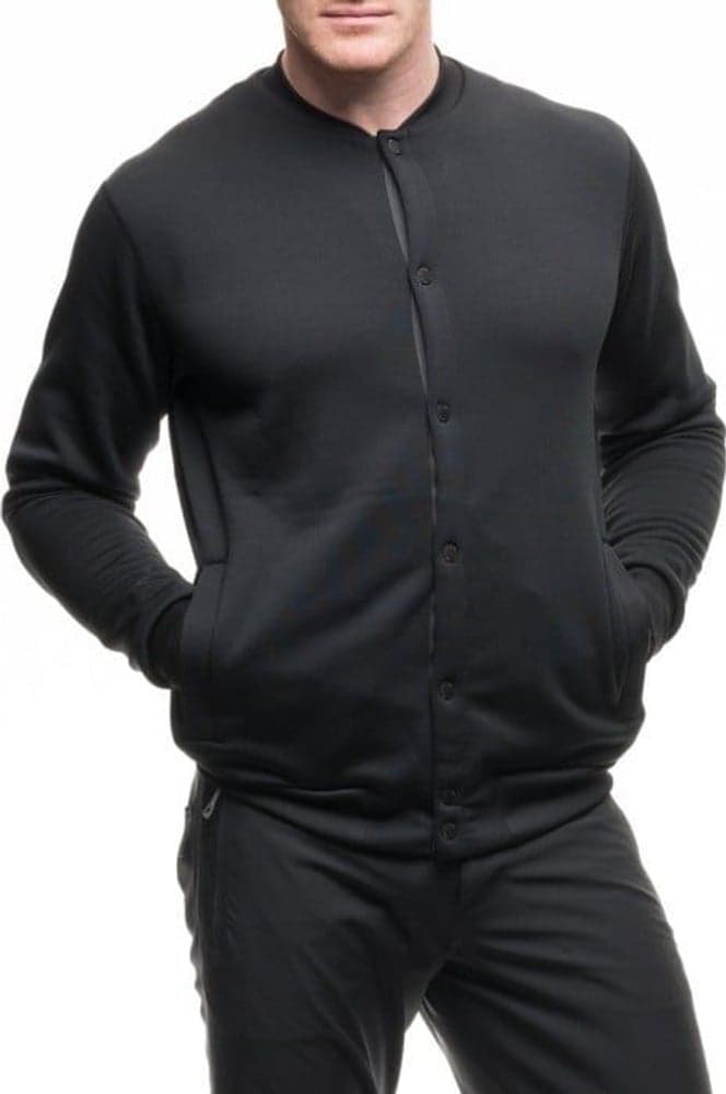 M's Baseball Jacket True Black, view: 2