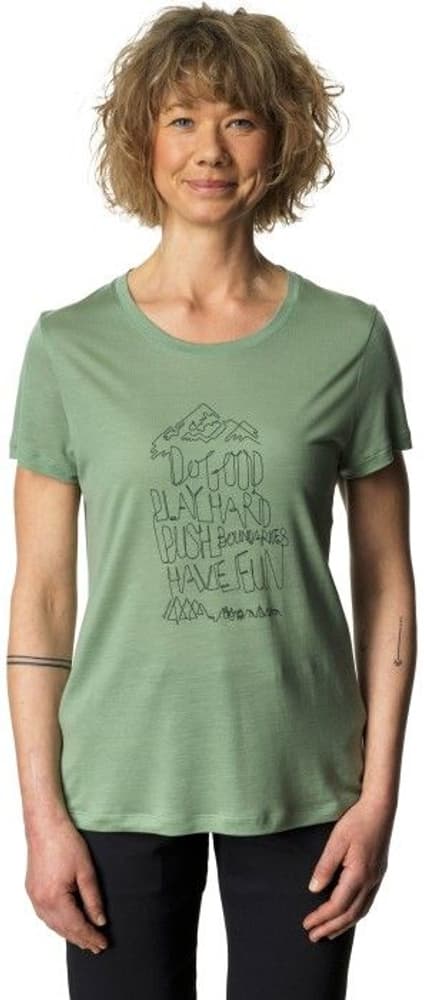 W's Tree Message Tee Ginkgo Green, view: 1