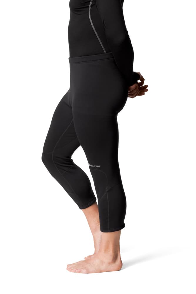 M's Drop Knee Power Tights True Black, view: 3