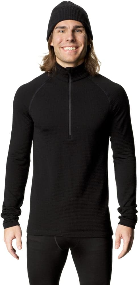 M's Desoli Thermal Half Zip True Black, view: 1