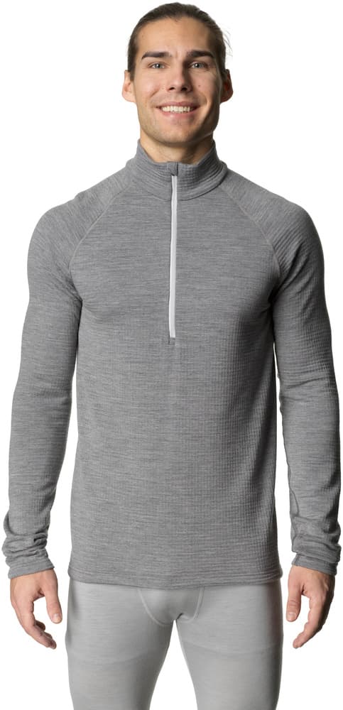 M's Desoli Thermal Half Zip College Grey, view: 1