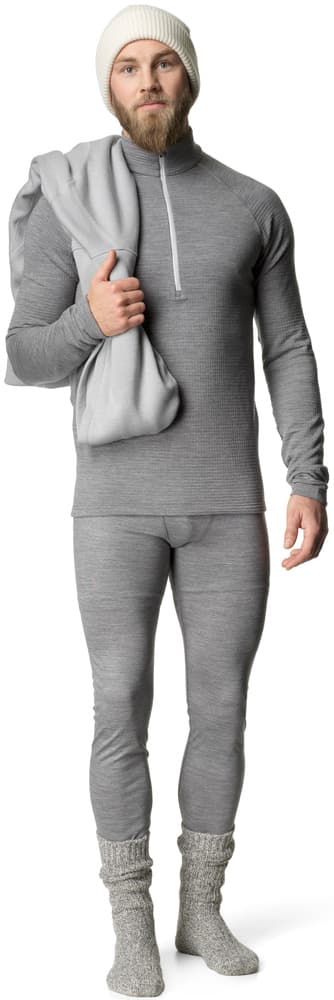 M's Desoli Thermal Half Zip College Grey, view: 4
