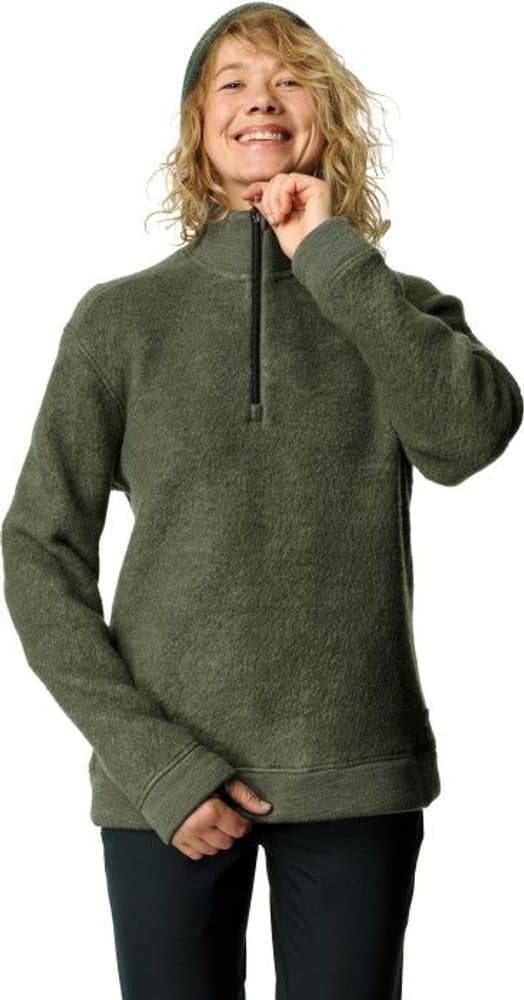 W's Alto Half Zip Merino Mix Willow Green, view: 0