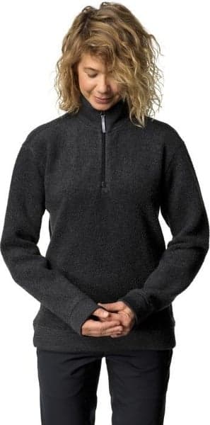 W's Alto Half Zip Merino Mix True Black, view: 2