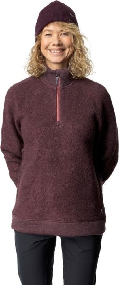 W's Alto Half Zip Merino Mix Red Illusion, view: 2