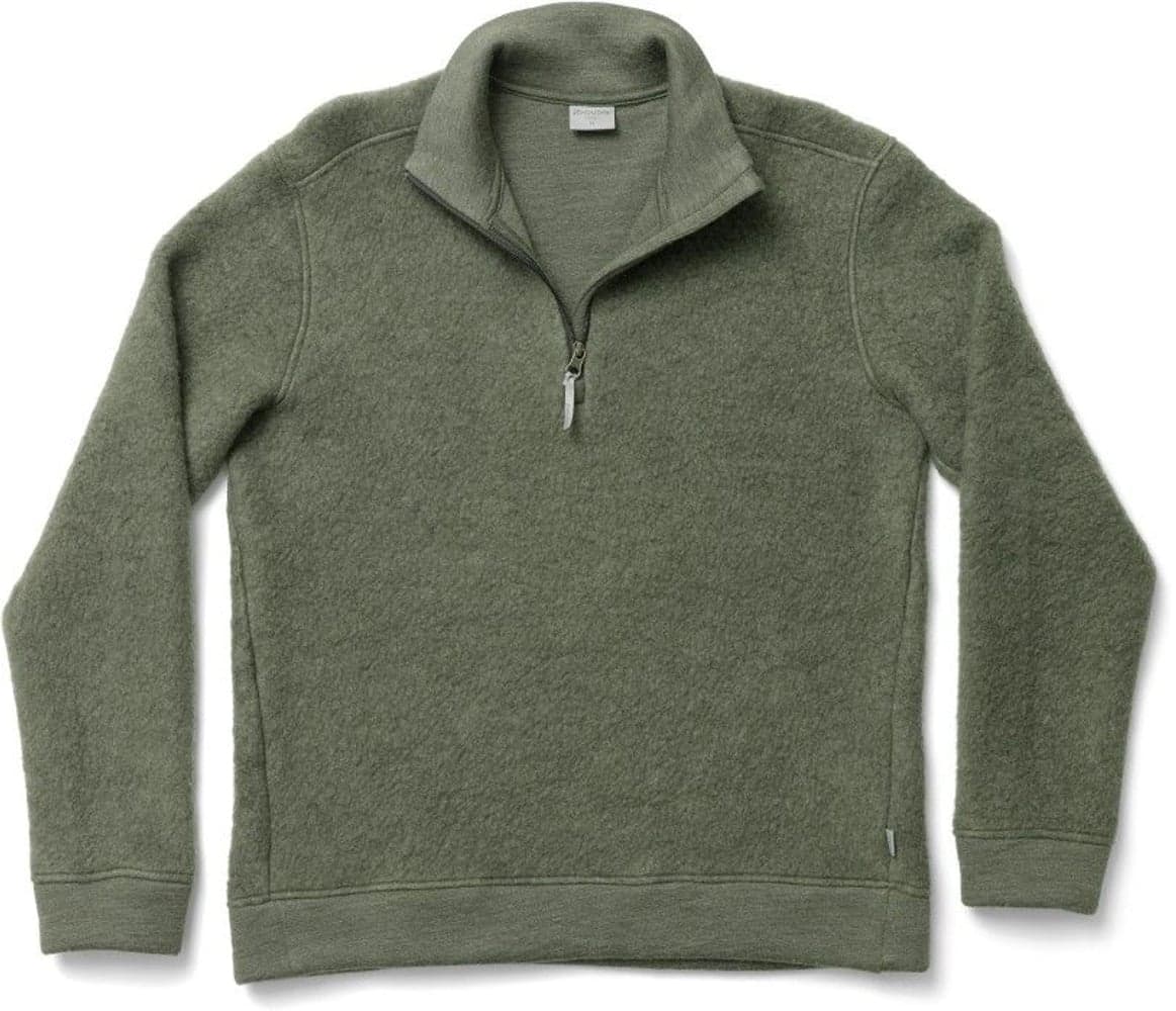 W's Alto Half Zip Merino Mix Willow Green, view: 3