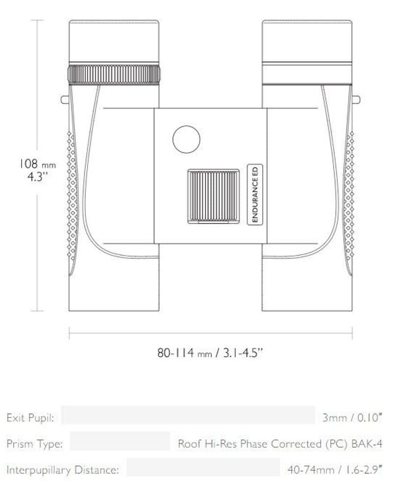 Endurance ED 10X25 Grön, view: 1