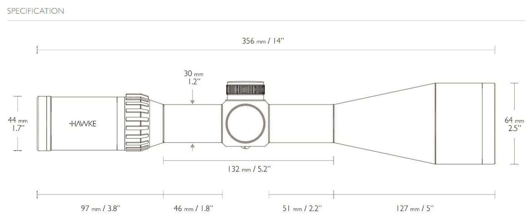 Endurance 30WA 3-12x56 LR Dot Belyst, view: 1