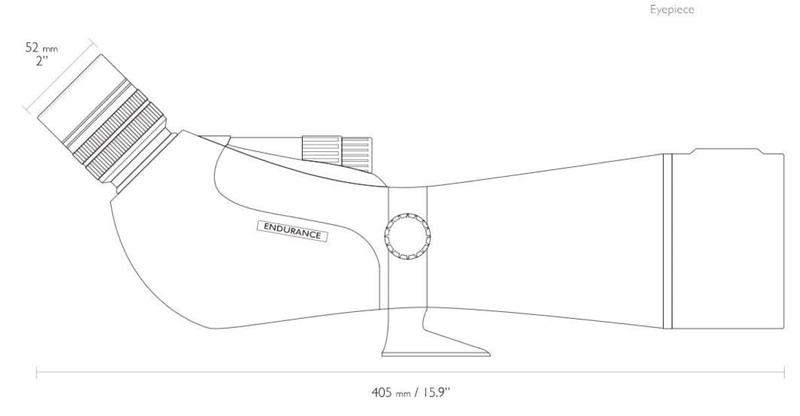 Endurance ED 16-48x68 Vinklad Tubkikare, view: 1