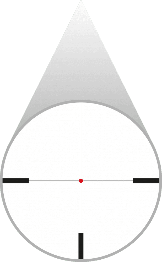 Vantage 30 WA 2,5-10x50 L4A Fiber Dot Reticle, view: 2
