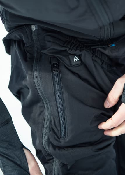 Heated Knee Pants Black Unisex, view: 6