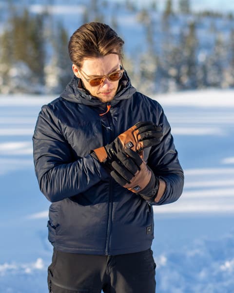 Heated Outdoor Gloves Black Unisex, view: 5