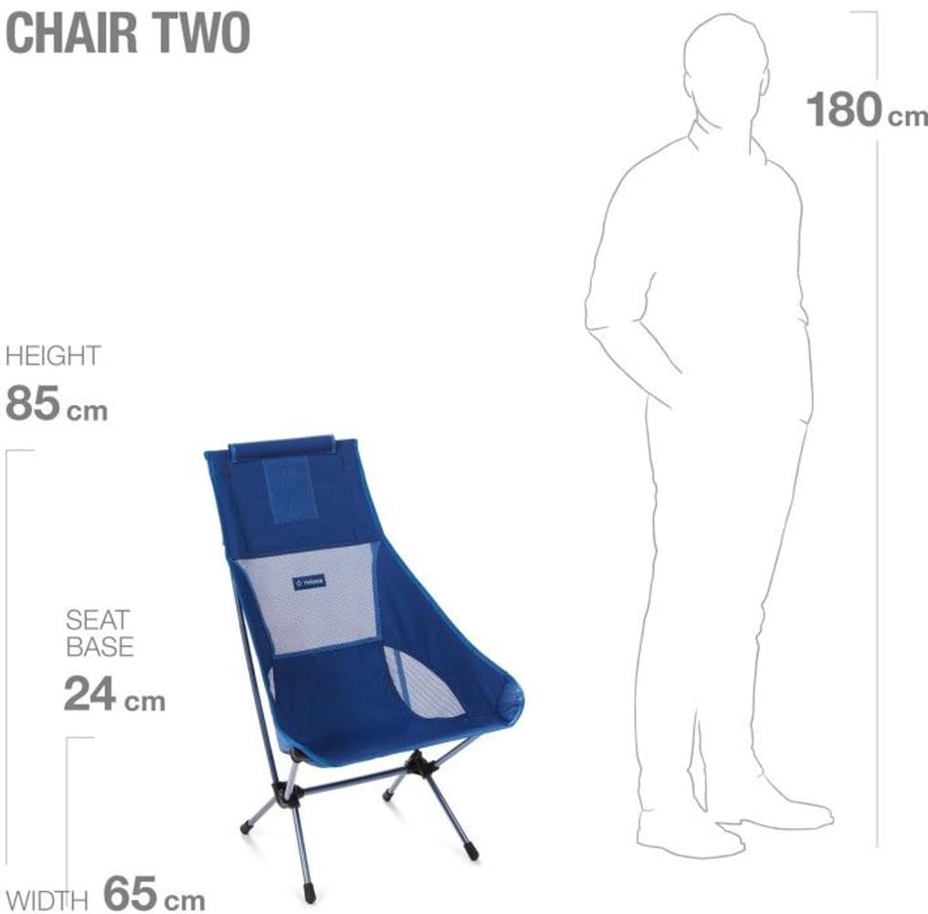 Chair Two Block Blue, view: 3