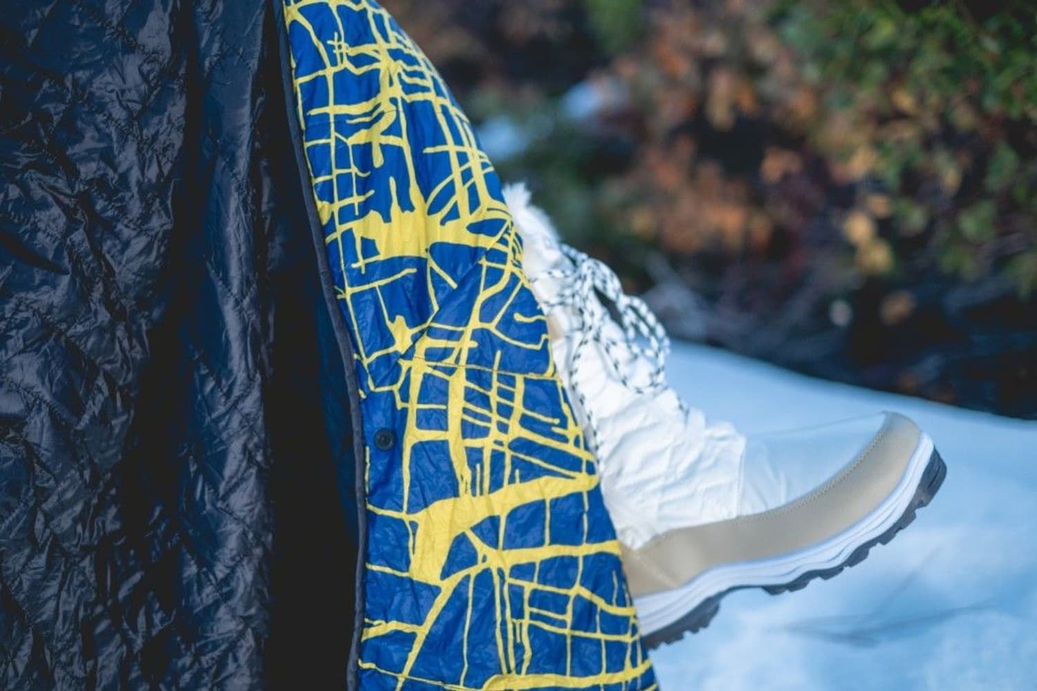 Bloncho Reversible Black/Flow Line, view: 3