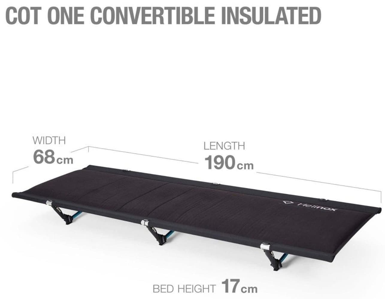 Cot One Convertible Insulated Black/O Blue, view: 2