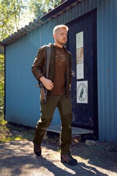 Akkan Shirt Willow Green/Shadow Brown, view: 2